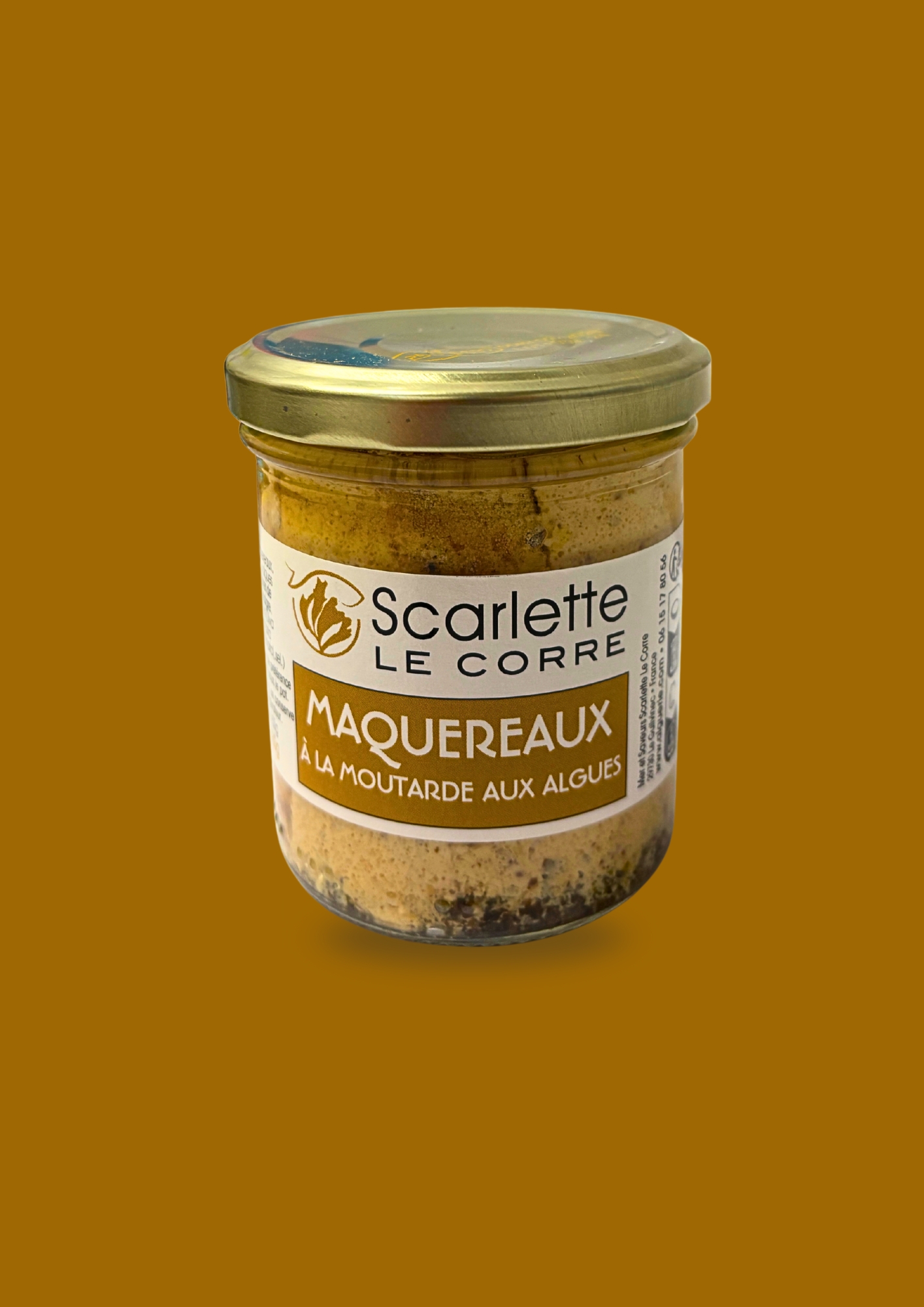 Maquereaux à la moutarde aux algues - Verrine de 180g