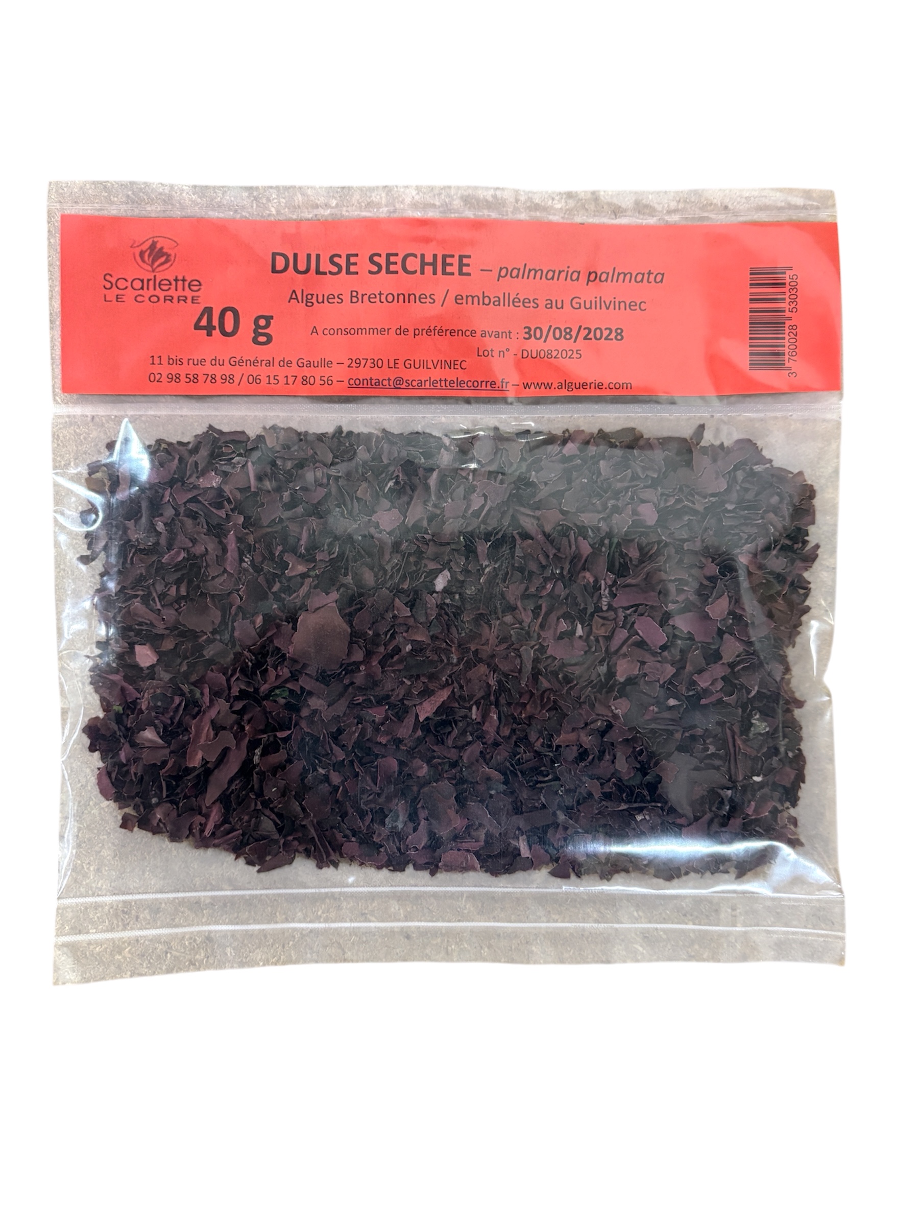 Algue dulse sèche par 40g