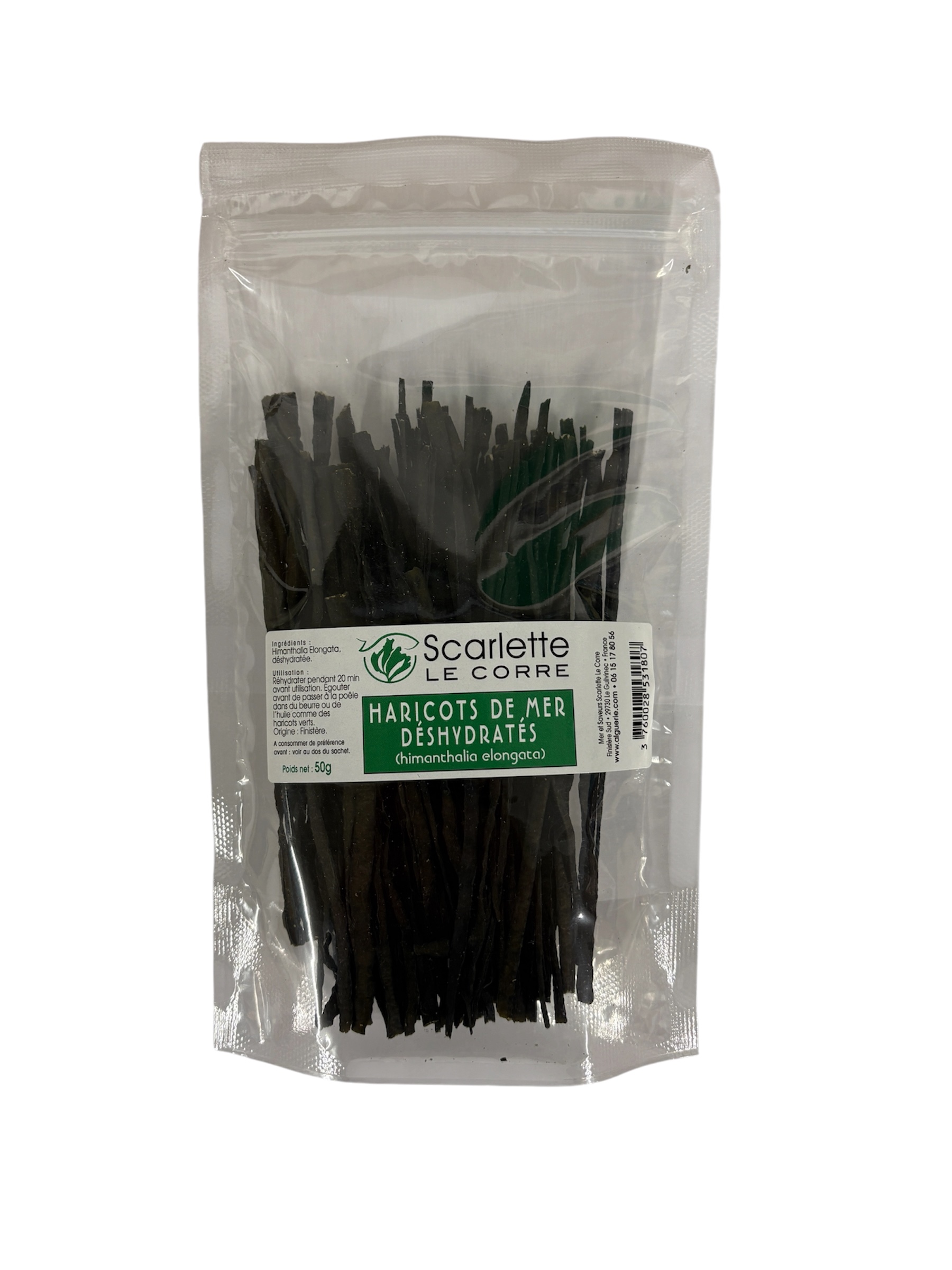Haricots de mer deshydratés par 50g