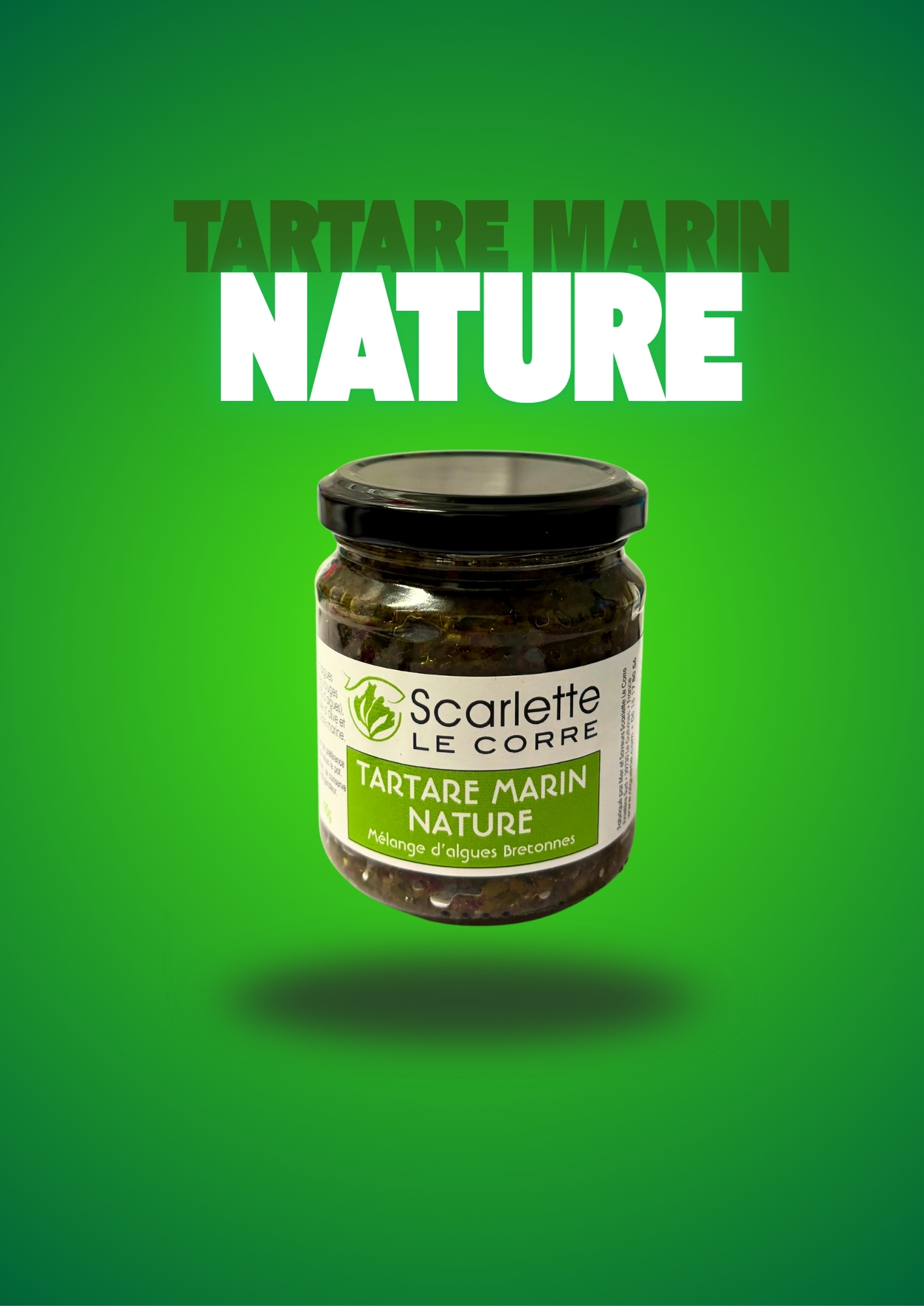 Tartare d'algues - Nature - verrine de 190g