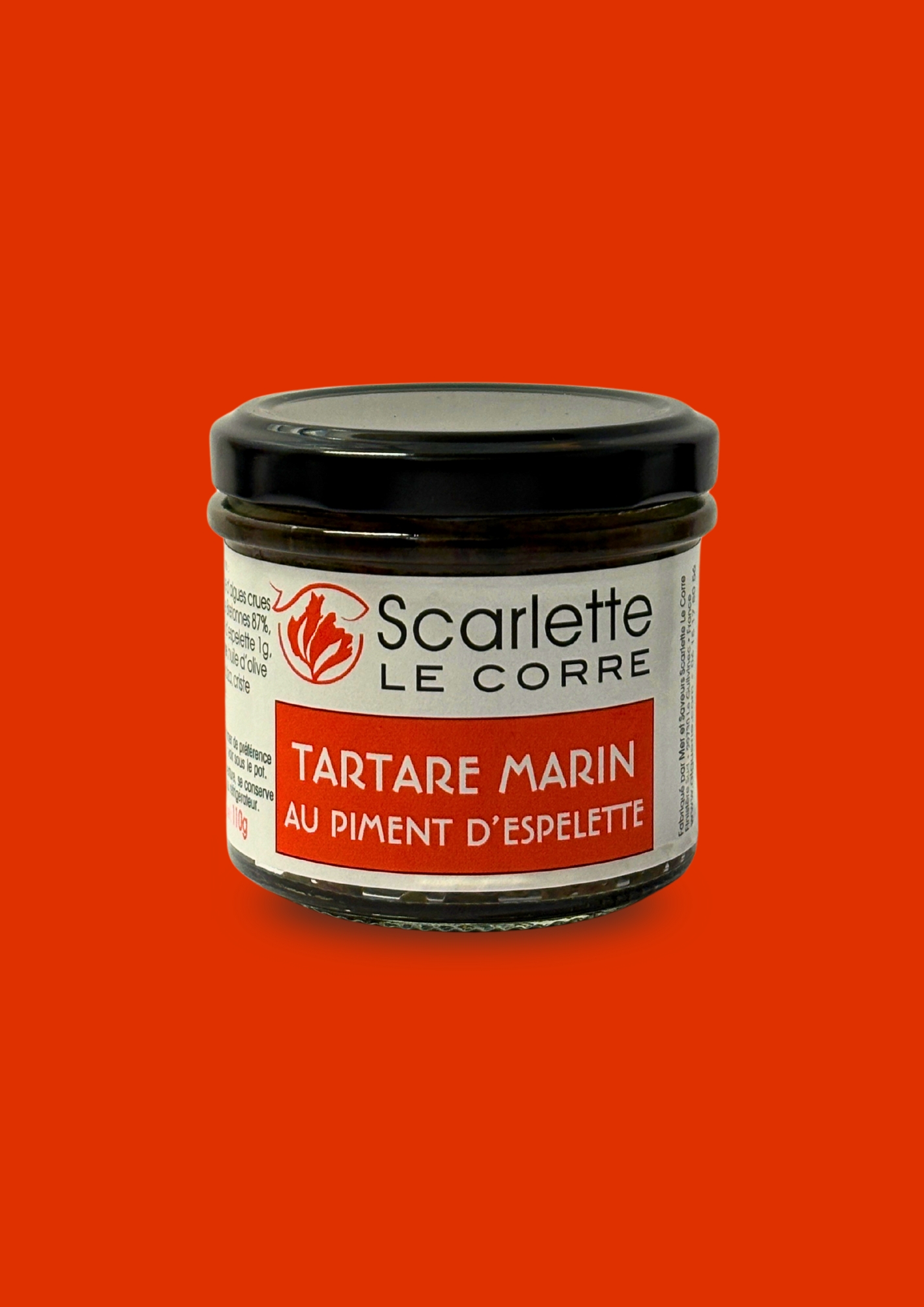 Tartare d'algues - piment d'Espelette - verrine de 110g