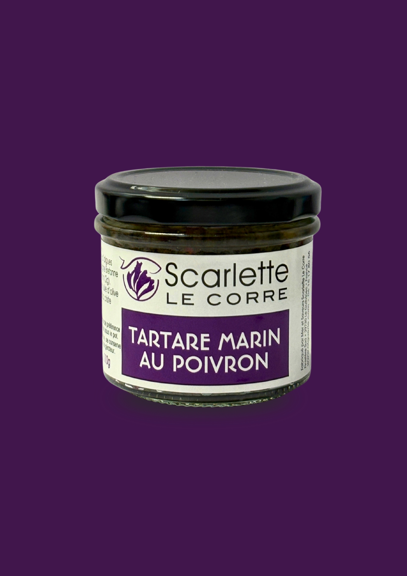 Tartare d'algues - poivron - verrine de 110g