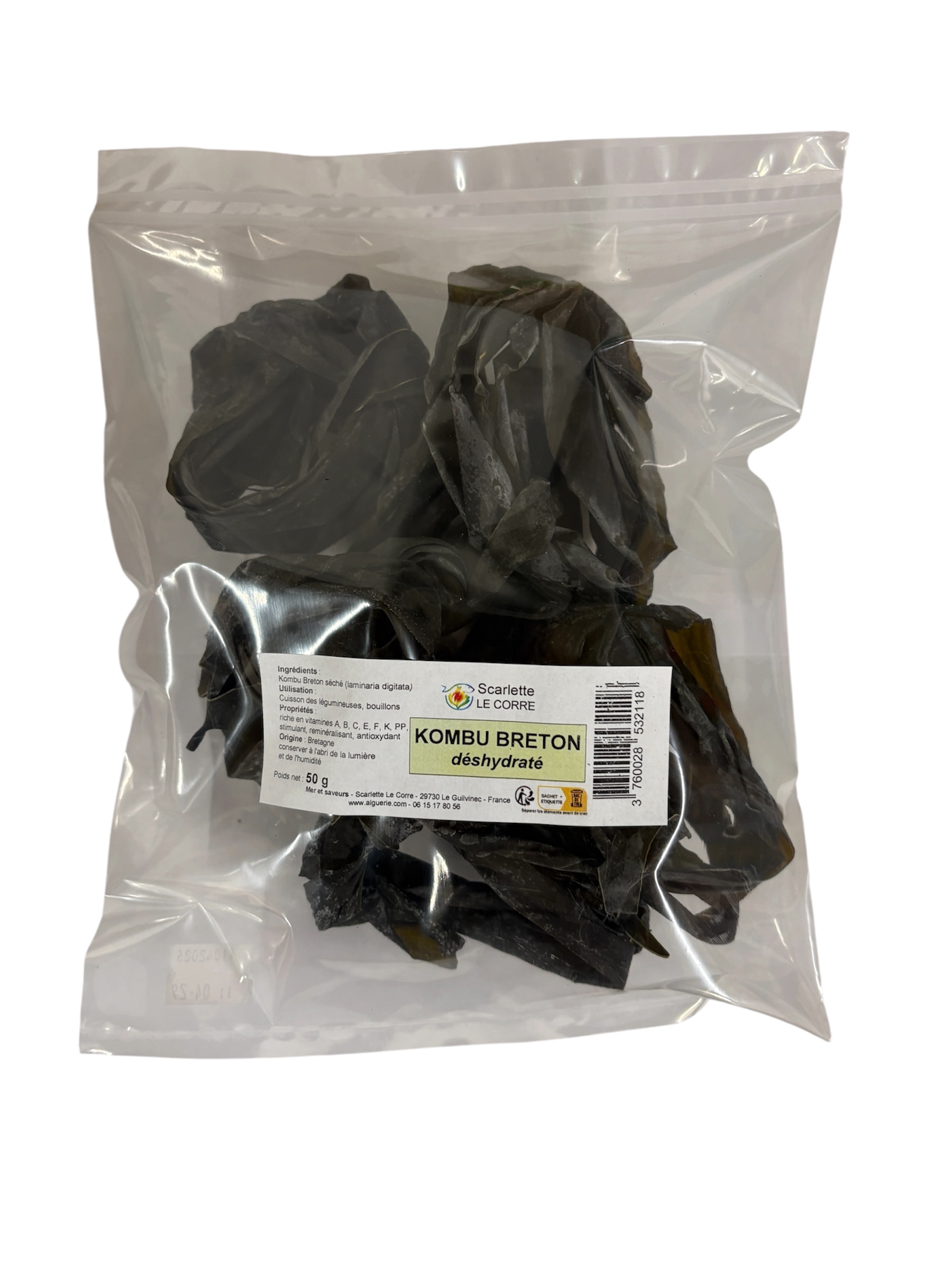 Kombu breton deshydraté par 50g