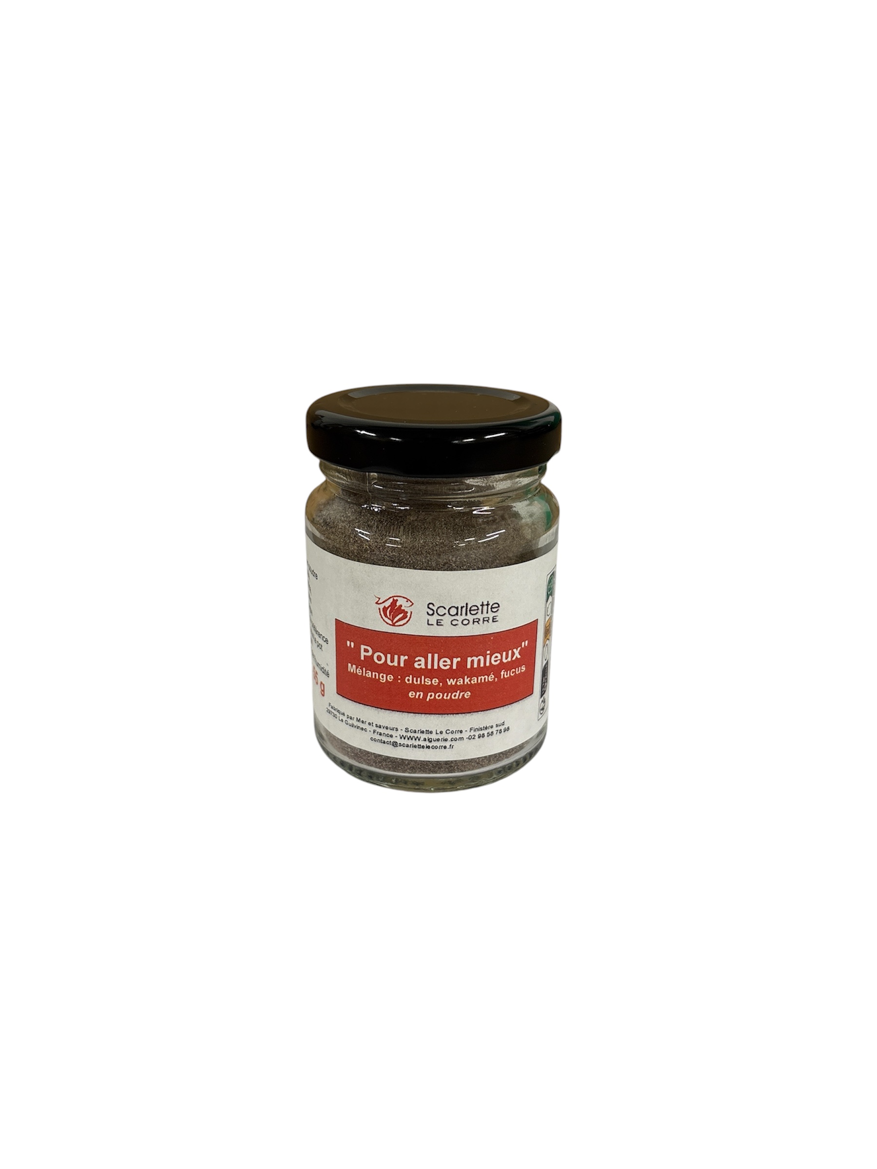 "pour aller mieux" mélange algue en poudre - verrine de 55g