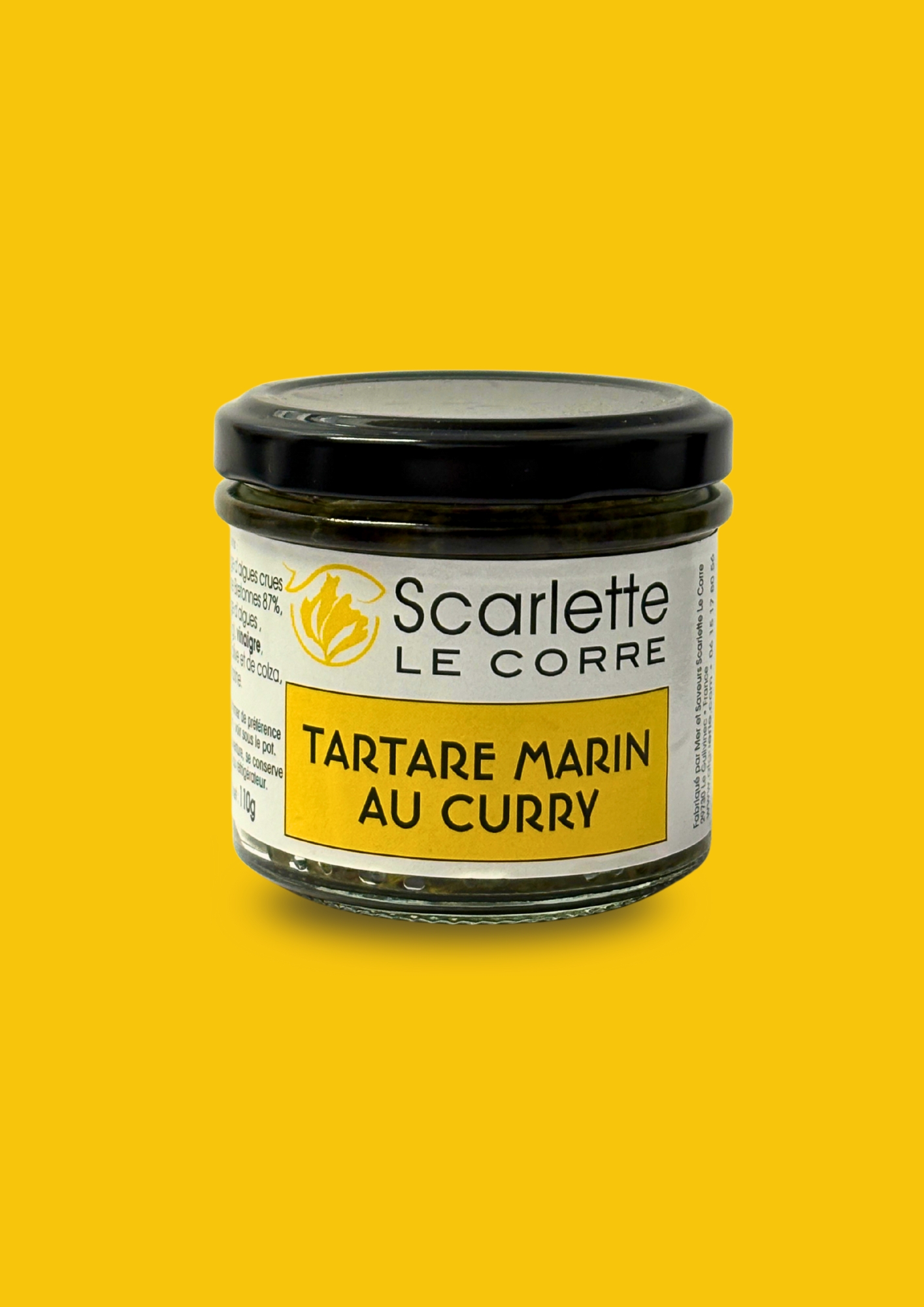 Tartare d'algues - curry - verrine de 110g
