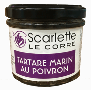 Tartare d'algues - poivron - verrine de 110g