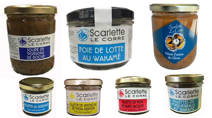 produits issus dela peche en sud bretagne