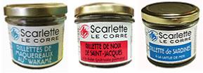 rillettes  base de produits dela mer pour l'apritif, origine Bretagne